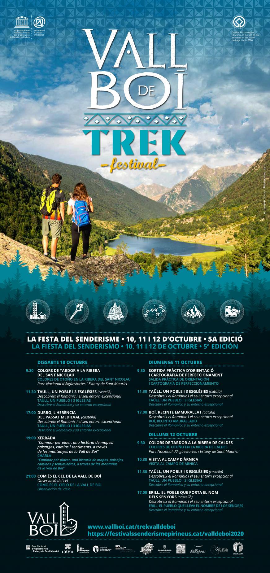 cartell Vall de Boí Trek Festival