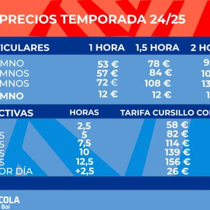 tarifas 24-25