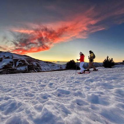 Raquetes de neu: L'hora màgica