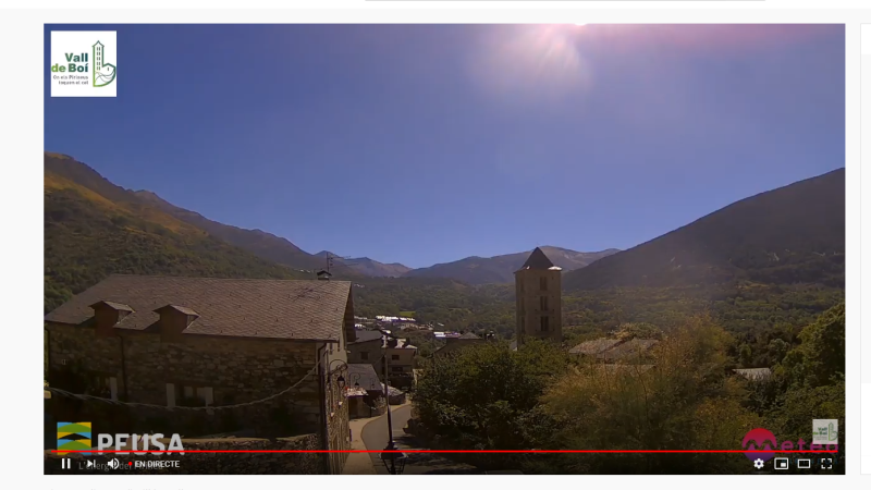 foto webcam Erill la Vall